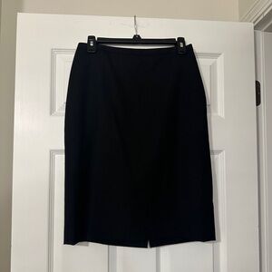 Brooks Brothers 346 Classic Black Pencil Skirt Women’s L
